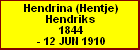 Hendrina (Hentje) Hendriks