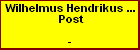 Wilhelmus Hendrikus Arnoldus Post