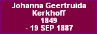 Johanna Geertruida Kerkhoff