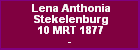 Lena Anthonia Stekelenburg