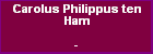 Carolus Philippus ten Ham