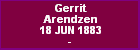 Gerrit Arendzen