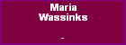 Maria Wassinks