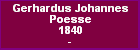 Gerhardus Johannes Poesse