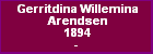 Gerritdina Willemina Arendsen