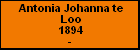 Antonia Johanna te Loo