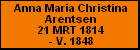 Anna Maria Christina Arentsen