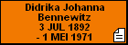 Didrika Johanna Bennewitz