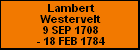 Lambert Westervelt