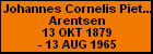Johannes Cornelis Pieter Arentsen
