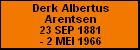 Derk Albertus Arentsen