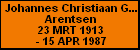 Johannes Christiaan Gerard Arentsen
