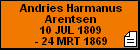 Andries Harmanus Arentsen