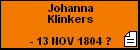 Johanna Klinkers