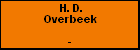 H. D. Overbeek