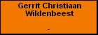 Gerrit Christiaan Wildenbeest