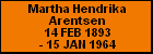 Martha Hendrika Arentsen
