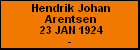 Hendrik Johan Arentsen