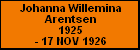 Johanna Willemina Arentsen