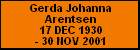 Gerda Johanna Arentsen