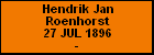 Hendrik Jan Roenhorst