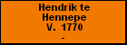 Hendrik te Hennepe