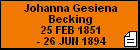 Johanna Gesiena Becking