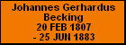 Johannes Gerhardus Becking