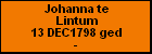 Johanna te Lintum
