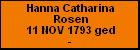 Hanna Catharina Rosen