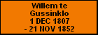 Willem te Gussinklo