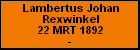 Lambertus Johan Rexwinkel