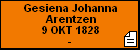 Gesiena Johanna Arentzen