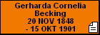 Gerharda Cornelia Becking