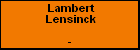 Lambert Lensinck