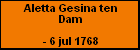 Aletta Gesina ten Dam