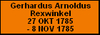 Gerhardus Arnoldus Rexwinkel