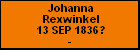 Johanna Rexwinkel