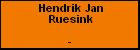 Hendrik Jan Ruesink