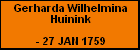 Gerharda Wilhelmina Huinink