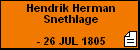 Hendrik Herman Snethlage