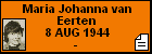 Maria Johanna van Eerten