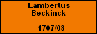 Lambertus Beckinck