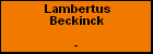Lambertus Beckinck