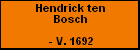 Hendrick ten Bosch