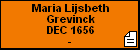 Maria Lijsbeth Grevinck