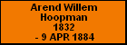 Arend Willem Hoopman