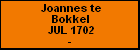 Joannes te Bokkel