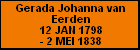 Gerada Johanna van Eerden