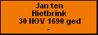 Jan ten Hietbrink